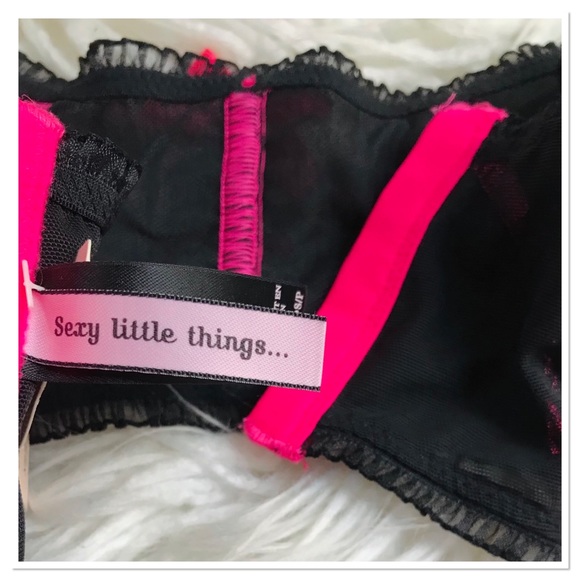 NWT Victoria’s Secret Sexy Little Things Garter Belt Hot Pink XS/S - Picture 8 of 10